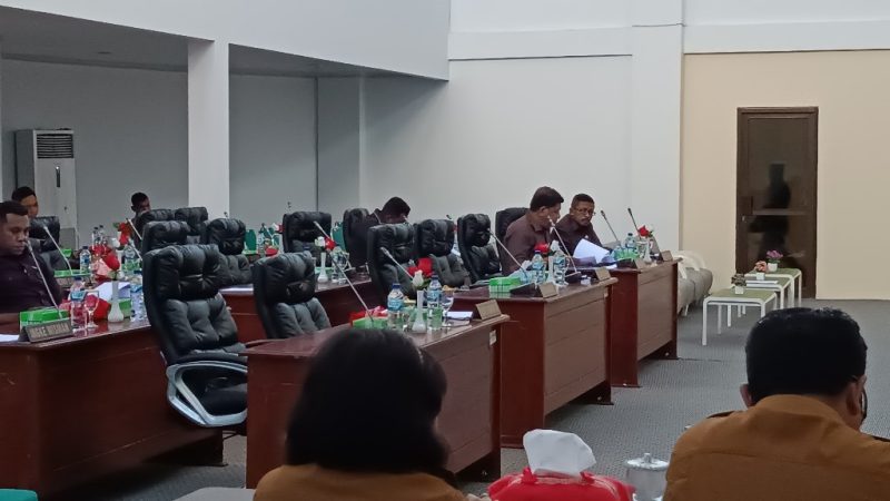 Rapat Kerja Badan Pembentukan Peraturan Daerah bersama Tim Penyusun Ranperda