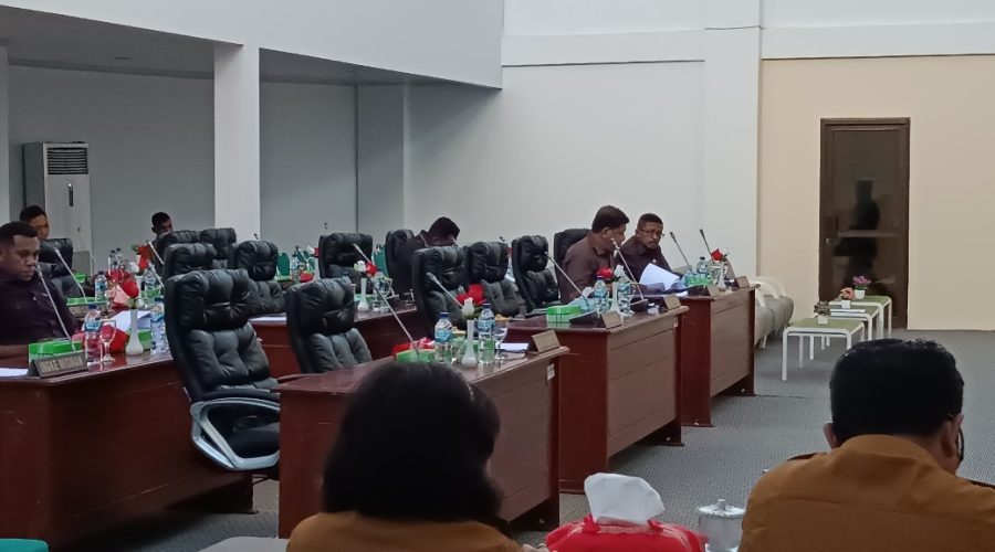 Rapat Kerja Badan Pembentukan Peraturan Daerah bersama Tim Penyusun Ranperda